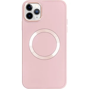 iPhone 11 Pro Max Magsafe Mat Pembe Kablosuz Şarj Kılıfı