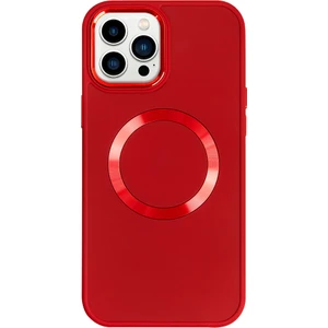 iPhone 13 Pro Max Magsafe Mat Kırmızı Kablosuz Şarj Kılıfı
