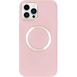 iPhone 14 Pro Max Magsafe Mat Pembe Kablosuz Şarj Kılıfı