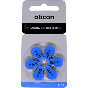 675 Işitme Cihazı Pili Oticon  6'lı 5 Paket  30 Adet Işitme Cihazı Pili