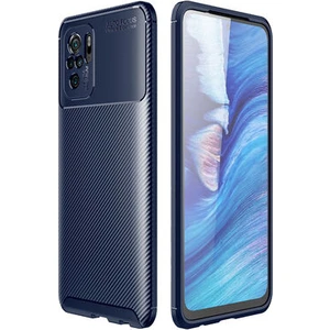 Techno Guru Redmi Note 10S Gofret Desenli Ultra Koruma Sağlayan Negro Silikon Kılıf