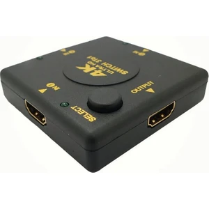 Temiz Pazar 4860 4K Ultra Hd Destekli HDMI Çoklayıcı Switch 3 Port Çoğaltıcı UHD