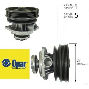 Devirdaim Su Pompası 1.4 1.6 - Fiat Tipo Tempra Tofaş Doğan Kartal S Sl Slx Şahin S Orijinal Opar