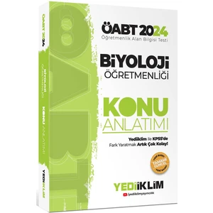 Yediiklim Yayınları 2024 ÖABT Biyoloji Öğretmenliği Konu Anlatımı