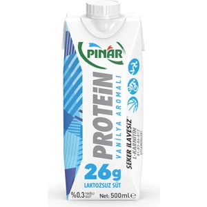 Protein Vanilya Aromalı Süt 500 ml x 5 Adet