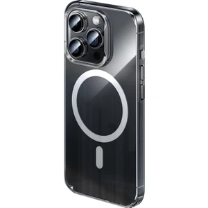 iPhone 15 Pro Max Uyumlu Kılıf Magsafe Şarj Özellikli Benks ​​​​​​crystal Serisi Şeffaf Kapak