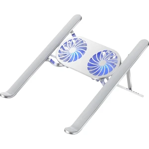 Çift Fanlı Işıklı Katlanabilir Ayarlanabilir Laptop Standı Wiwu S400 Pro 5W 3000RPM