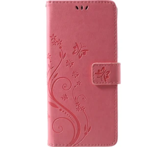 Seashell Digital Baskı Kelebek Çiçek Stand Samsung Galaxy Note 9 - Pink Için (Yurt Dışından)