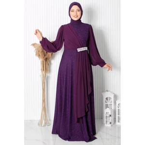 Şehrazat Abiye Mor FHM884