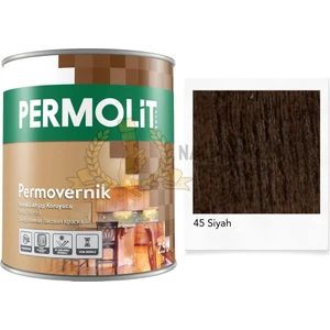 Vernikli Ahşap Koruyucu Boya Siyah 2.5 Lt.