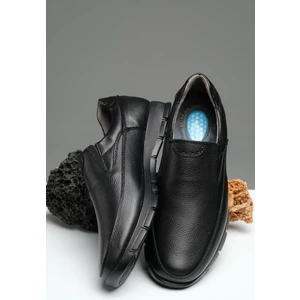 Rix Bağcıksız Ortopedik Topuk Masajlı Deri Kışlık Erkek Ayakkabı