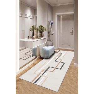 Confidence Home Makinede Yıkanabilir Kaymaz Taban Leke Tutmaz Modernkesme Yolluk Mutfak Yolluk Halı Yolluk