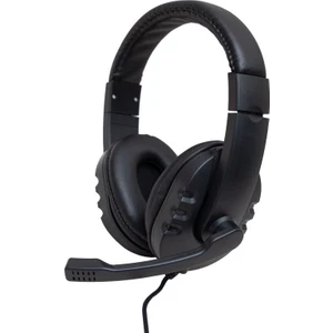 HL-5351 3.5mm Stereo Kablolu Ledli Mikrofonlu Oyuncu Kulaklık Siyah Kulakiçi Düz Tip Siyah Kablolu Var Kulaküstü Bilgisayar