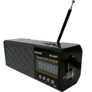 MD-306BT Bluetoothlu Nostalji Fm Radyo USB Hafıza Kartı Aux