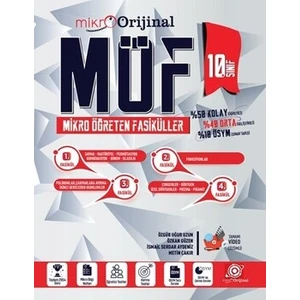 Orijinal Yayınları Mikro 10. Sınıf Matematik MÖF Mikro Öğreten Fasiküller 2025