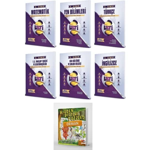 Bes yayınları 2024 8. Sınıf LGS Tüm Dersler Ulti Haftalık Ödev Föyleri 7 Kitap Seti - Hidden Pictures Puzzles