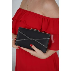 Lule Bags Saten Sıra Taşlı Abiye Ince Model Kadın Çanta