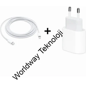Apple Iphone 7/7plus 8/8plus Uyumlu Yeni Nesil Hızlı Şarj Aleti Seti Usb-C KABLO+20W Adaptör
