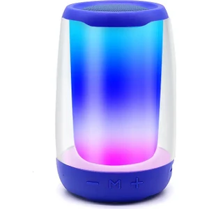 Pluse 4 Mini Taşınabilir Bluetooth Hoparlör. Işıklı Bluetooth Hoparlör. Kablosuz Bluetooth Hoparlör.temperli Camdan Üretilmiş Bluetooth Hoparlör