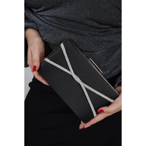 Lule Bags Saten Sıra Taşlı Abiye Ince Model Kadın Çanta