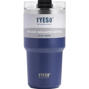Tripletask Termos Vakumlu Paslanmaz Çelik Pipetli 600ML