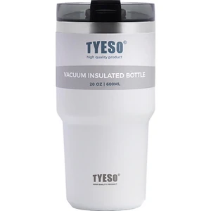 Tripletask Termos Vakumlu Paslanmaz Çelik Pipetli 600ML