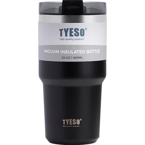 Tripletask Termos Vakumlu Paslanmaz Çelik Pipetli 600ML