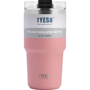 Tripletask Termos Vakumlu Paslanmaz Çelik Pipetli 600ML