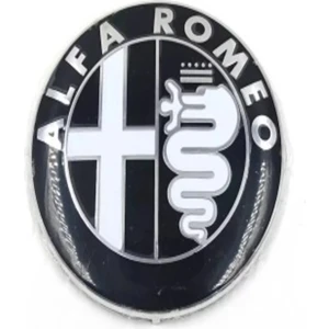 Alfa Romeo Ön-Arka 74 mm Logolu Amblem (2 Parça )