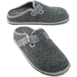 Kışlık Erkek Fashion Tokalı Ayarlanabilir Keçe Ev Bahçe Terlik