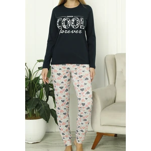 Lady Secret Kadın Pijama Takımı Uzun Kollu Pamuklu Laci