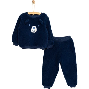 Cute Bear Hugs Sweatshirt-Patiksiz Alt Erkek Bebek