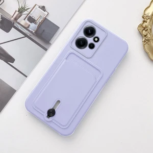 Xiaomi Redmi Note 12 Uyumlu Kılıf Zebana Kartlıklı Sweet Yumuşak Silikon Kılıf Lila