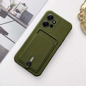 Xiaomi Redmi Note 12 Uyumlu Kılıf Zebana Kartlıklı Sweet Yumuşak Silikon Kılıf Yeşil
