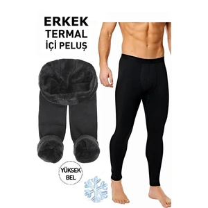 Erkek Peluş Tayt Termal Kışlık 7 Kat Daha Sıcak Tutar