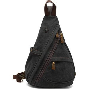 Kanvas Askılı Çanta: Erkek Kadın Crossbody Günlük Sırt Çantası (Yurt Dışından)
