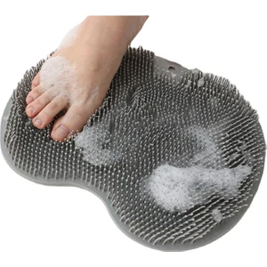 Tembel Sırt Fırçalama Eseri - Sürtünme Ayak Pedi Banyo Banyo Fırçası - Ayak Yıkama Masaj Minderi Kaymaz Ayak Pedi (Yurt Dışından)