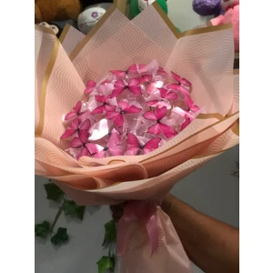 Kelebek Buketi LED Işıklı Konsept Hediyelik