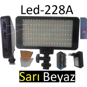Led 228 Kamera Tepe Lambası, Pdx 228 LED Işık Seti