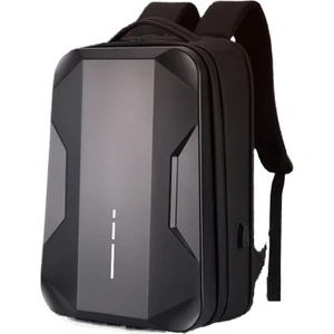 Iş Sırt Çantası Erkek Sırt Çantası Su Geçirmez Sert Kabuk Bilgisayar Çantası (Yurt Dışından)