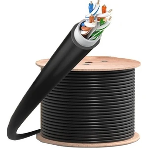 Cat6 Kablo 305MT 24AWG 0.51MM Dış Mekan Od6.5