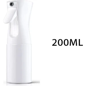 Beyaz Çok Amaçlı Yüksek Basınçlı Sprey Şişesi Fısfıs Çiçek Sulama Su Kuaför Spreyi Şişesi 200ML