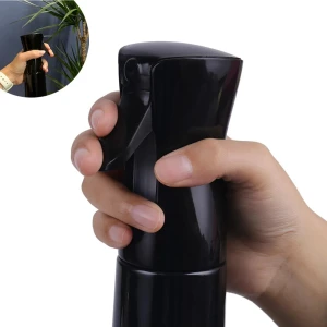 Siyah Çok Amaçlı Yüksek Basınçlı Sprey Şişesi Fısfıs Çiçek Sulama Su Kuaför Spreyi Şişesi 200ML