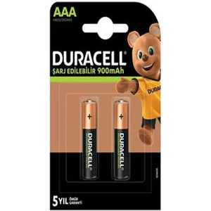 HR03 900MAH Şarj Edilebilir Aaa Ince Kalem Pil 2'li Paket