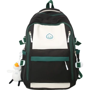 Love Home Schoolbag Kadın Lise Ortaokul Öğrencisi Büyük Kapasiteli Sırt Çantası Basit Ortaokul Öğrencisi Yükünü Azaltan Rahat Sırt Çantası (Yurt Dışından)