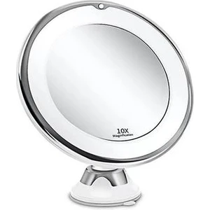 Beautural 10X Büyüteçli Makyaj Aynası LED Işıklı 1 Küresel Mafsal 360 Ayarlanabilir Ataşman Taşınabilir Kozmetik Ayna, Banyo, Seyahat Için Jiujiuso (Yurt Dışından)