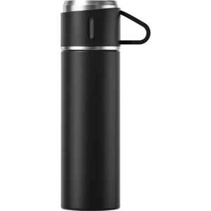 Weather Forecast 304 L Çelik Mat Siyah 500 ml Bardaklı Kahve Termos Mug CIN408SY