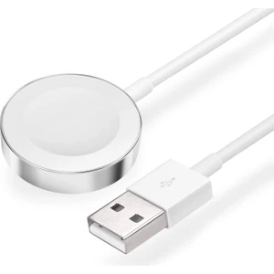 Apple Watch Series 9 41MM Masaüstü Manyetik Şarj Cihazı Beyaz