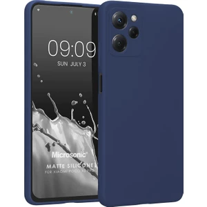 Matte Silicone Xiaomi Redmi 12 Kılıf Lacivert