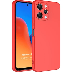 Xiaomi Redmi 12 Kılıf Groovy Soft Kırmızı